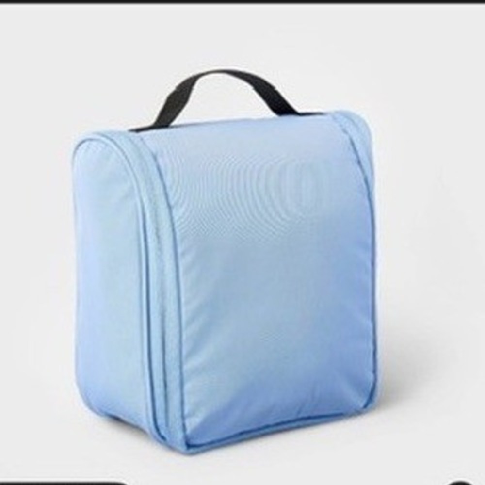 Open Story Hanging Toiletry Bag Unisex OS Light Blue Travel Organizer NWT